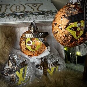 Handcrafted Holiday Ornaments-Set of 4